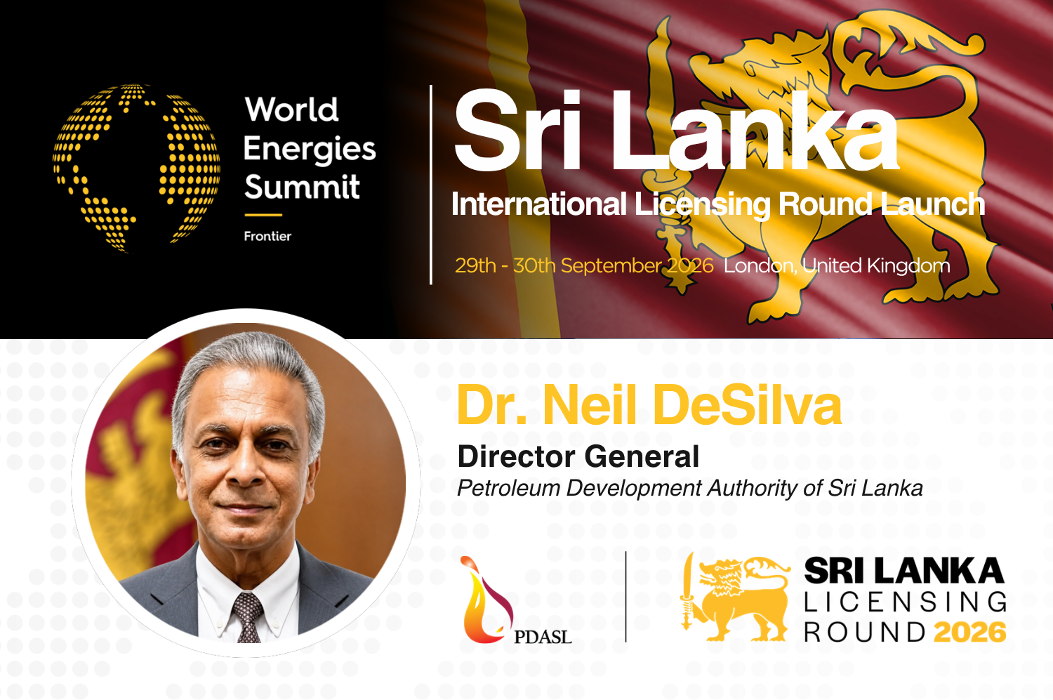 World Energies Summit 2026 to Showcase Sri Lanka’s New Offshore Licensing Round in London