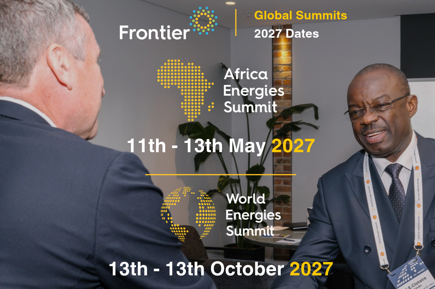 Africa and World Energies Summits Announce 2027 Dates and Early Bird Rates