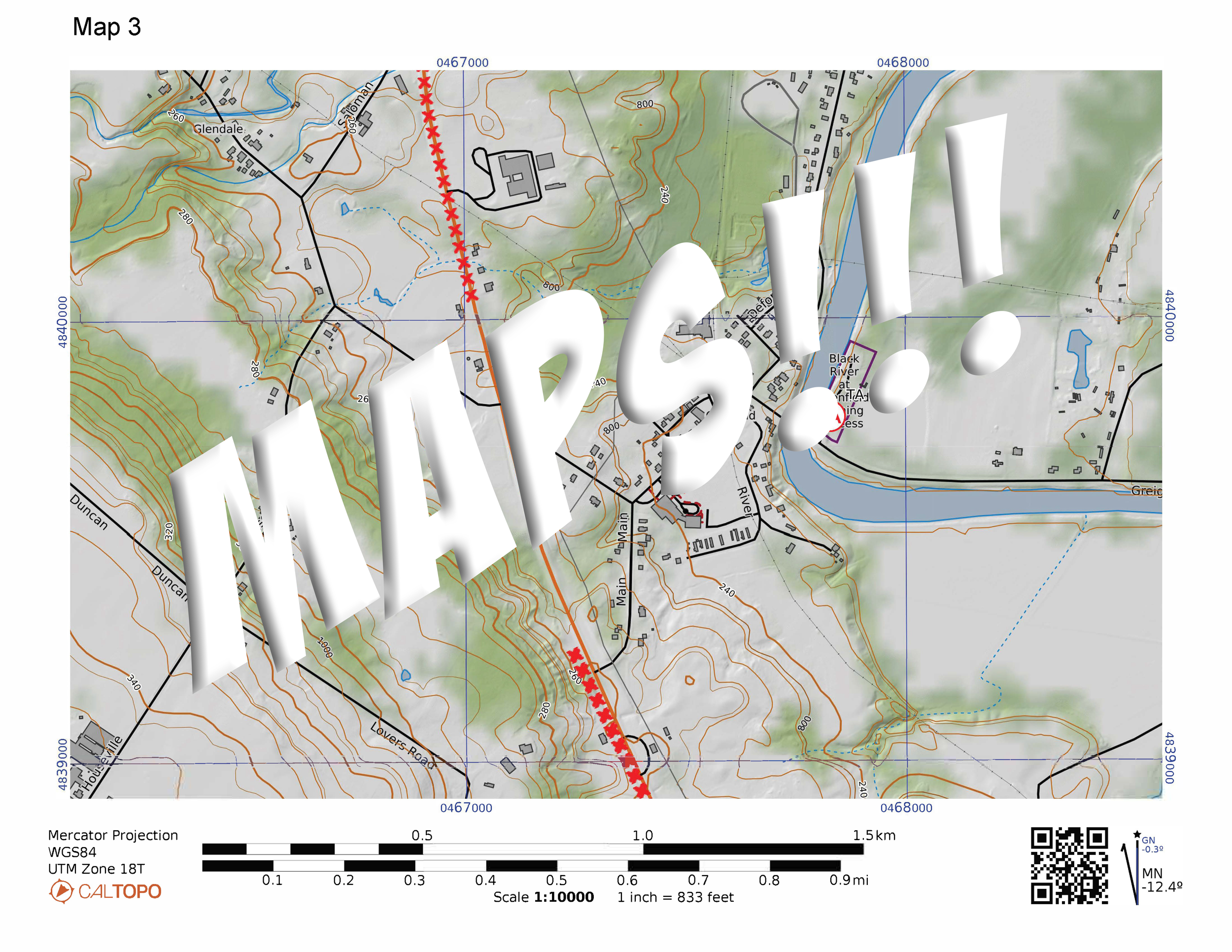 What the Teams Get: Course Maps