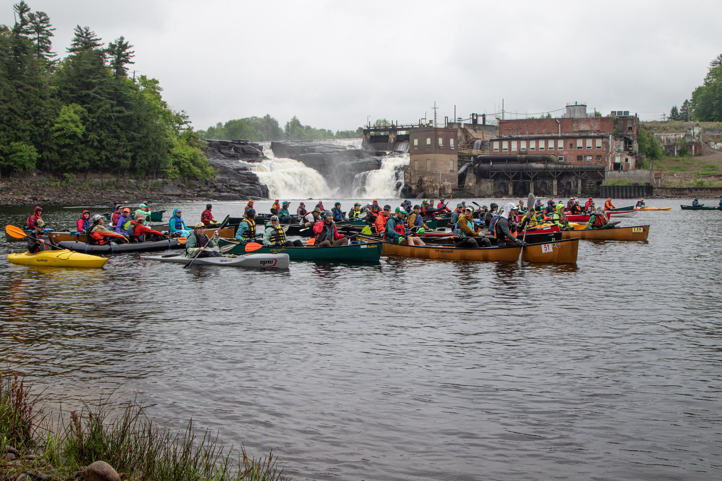 In Photos: A Bitterly Cold Paddle Stage