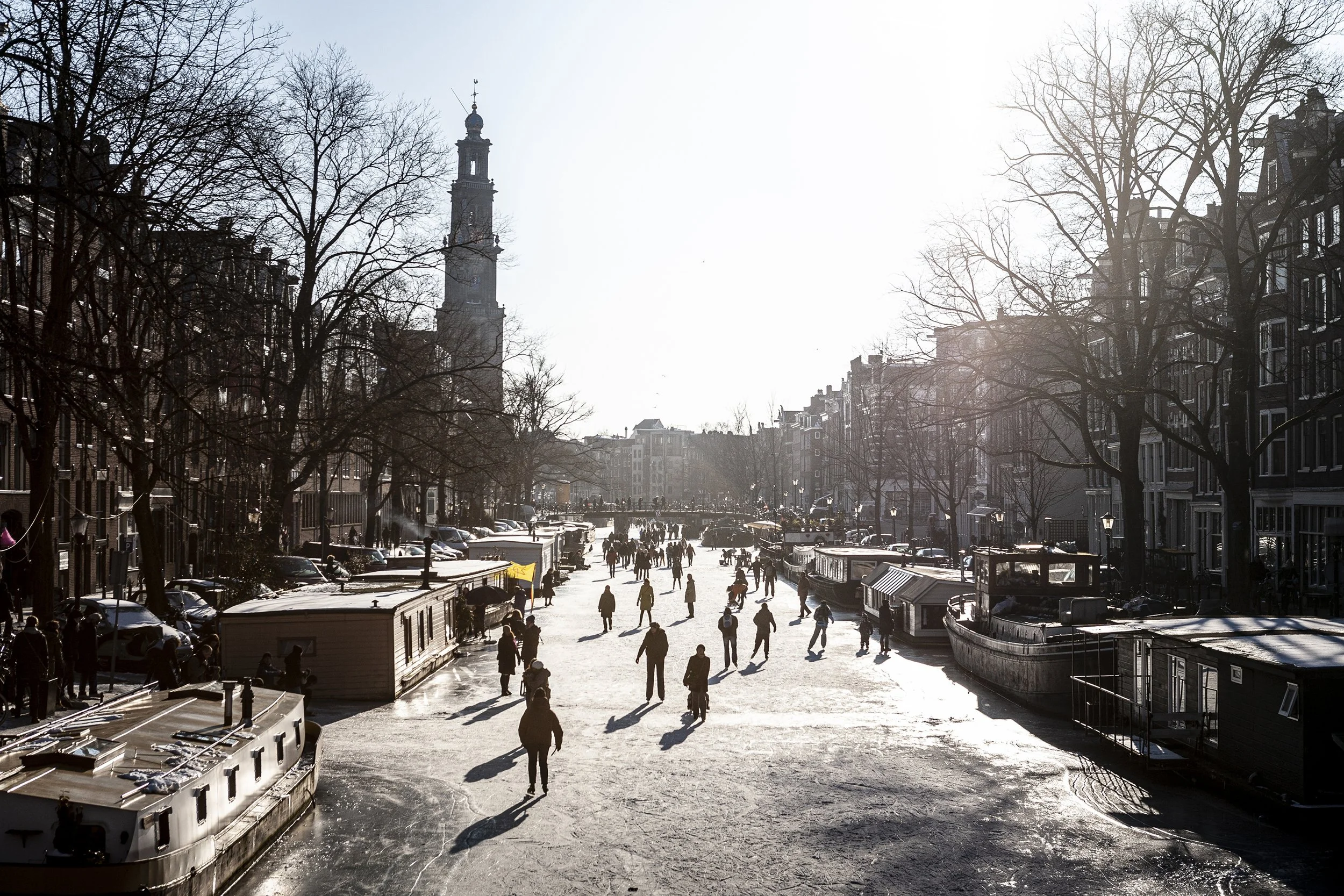 Winter Amsterdam Prinsengracht Westerkerk WLR.jpg