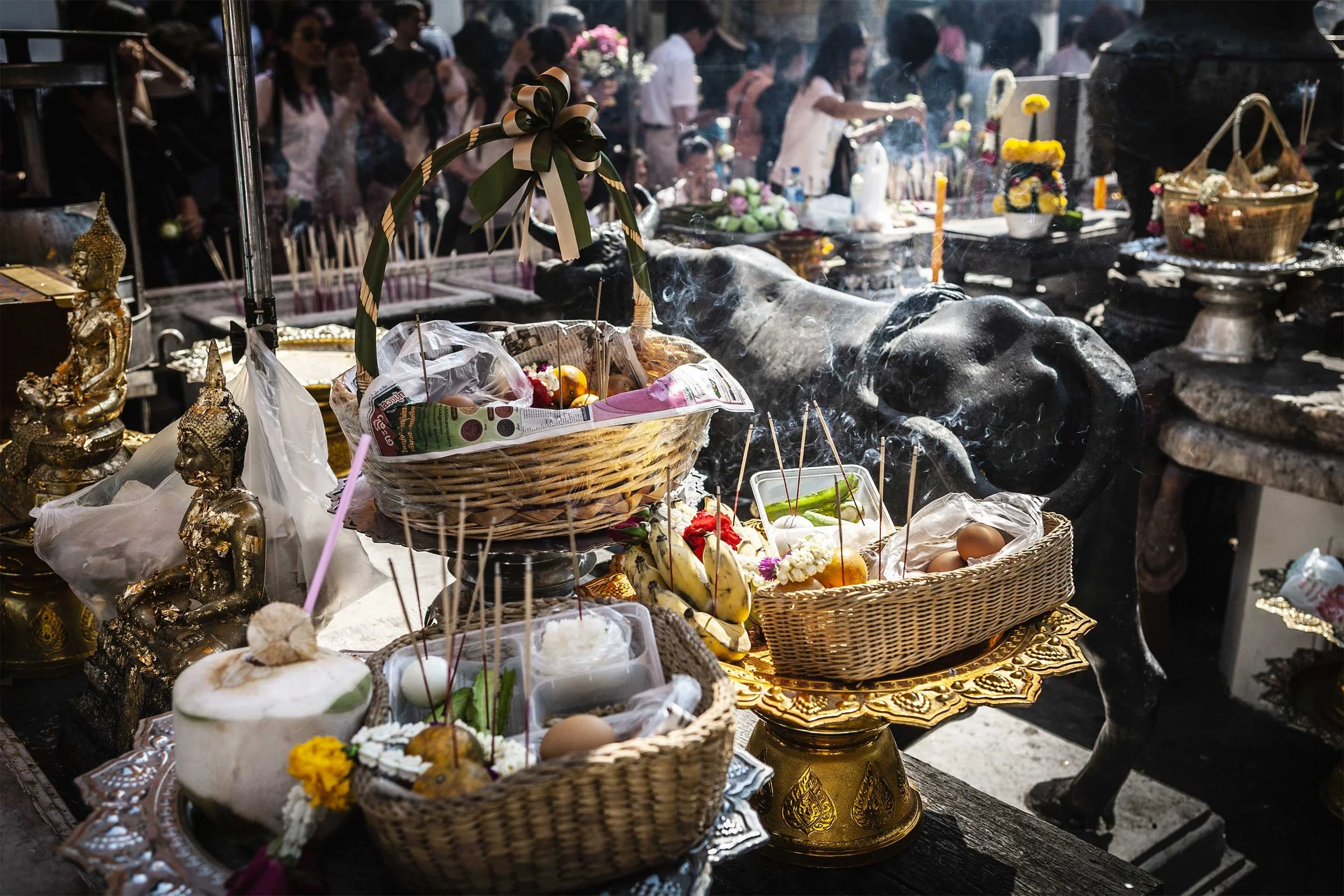 Bangkok Thailand Royal Palace offerings.jpg