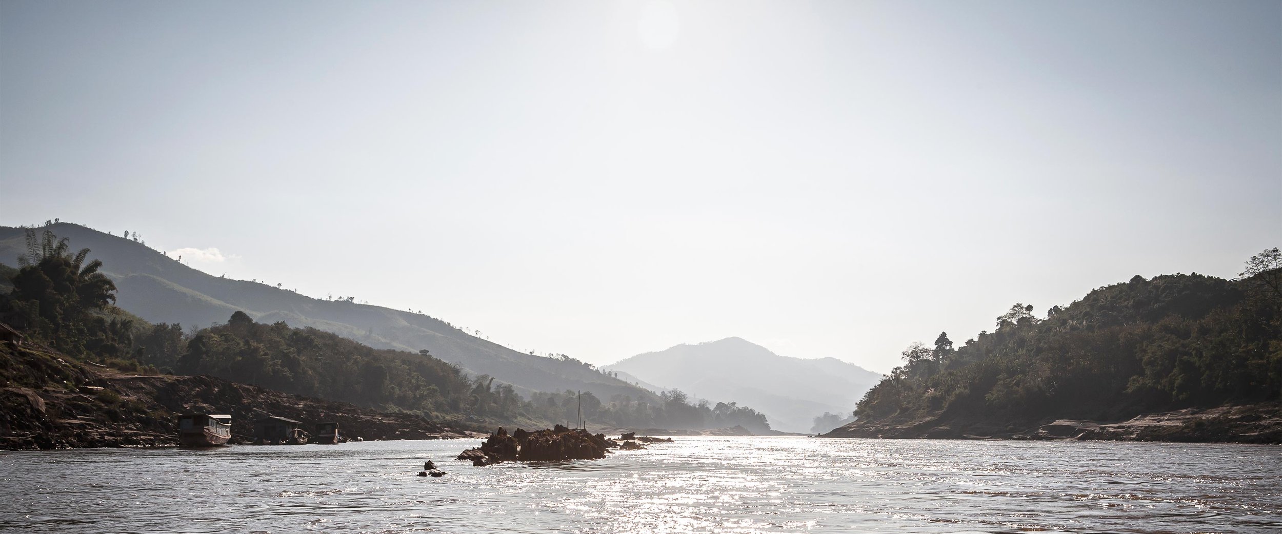 Mekong River, between Laos and Thailand.