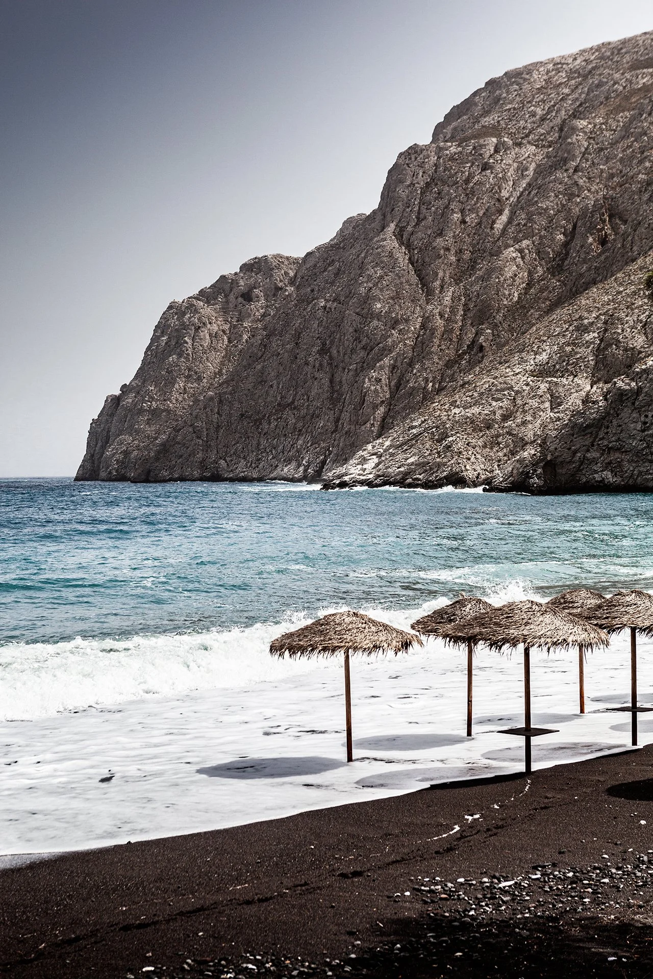 Santorini Kamari Beach Black Lava sand 7316 WLR.jpg