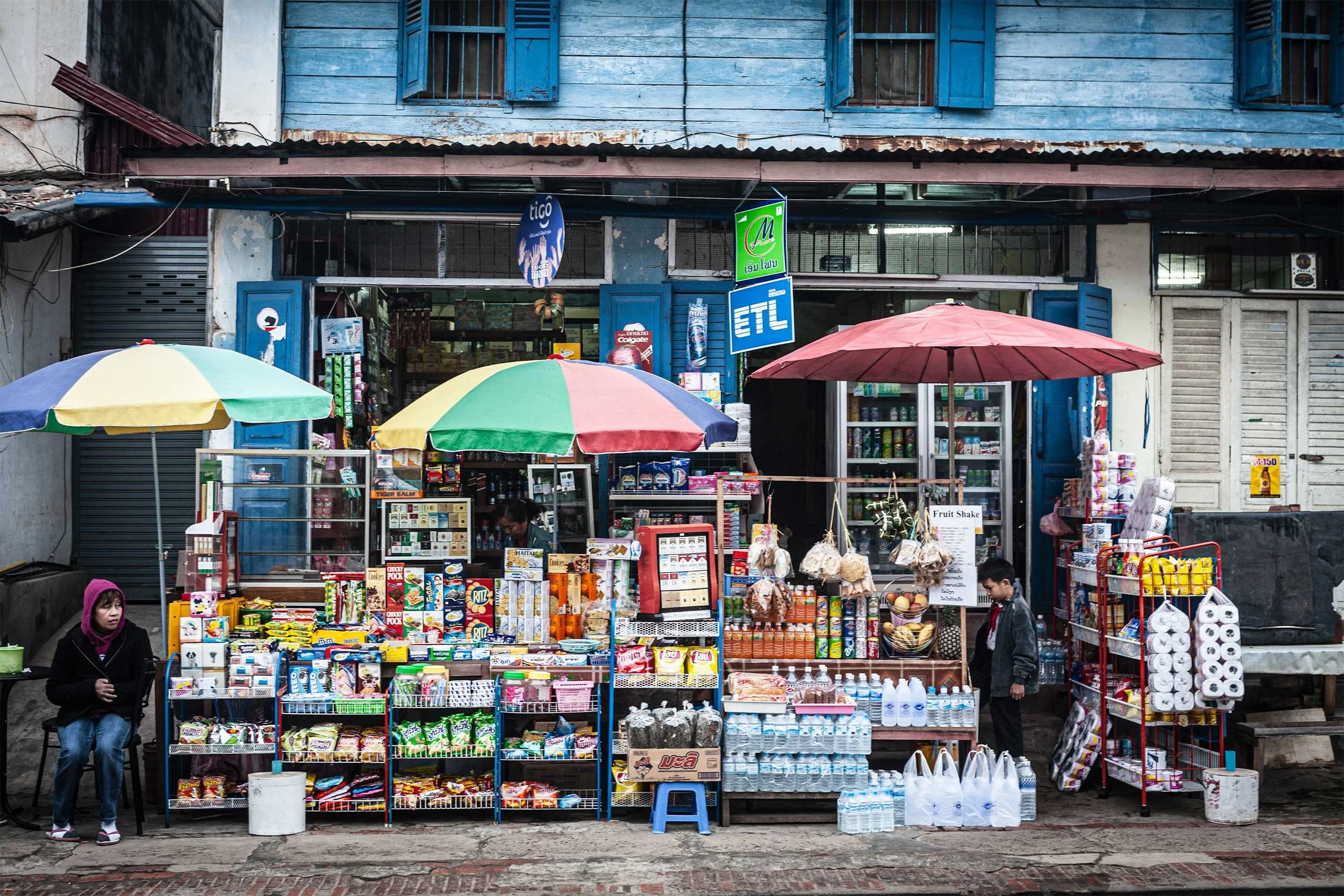 Grocery store, Luang Prabang, Laos