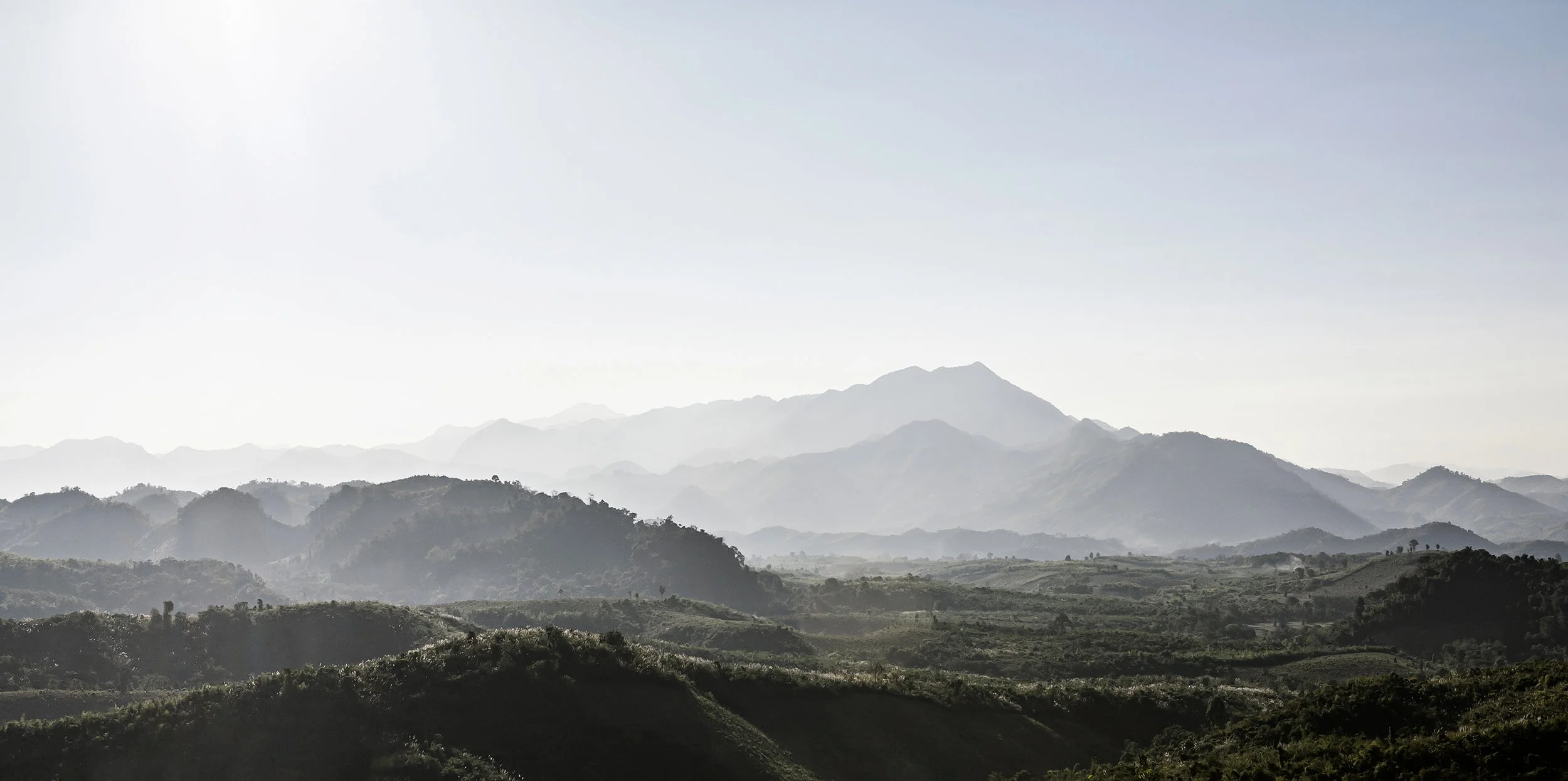 Laotian countryside near Luang Prabang, Laos.