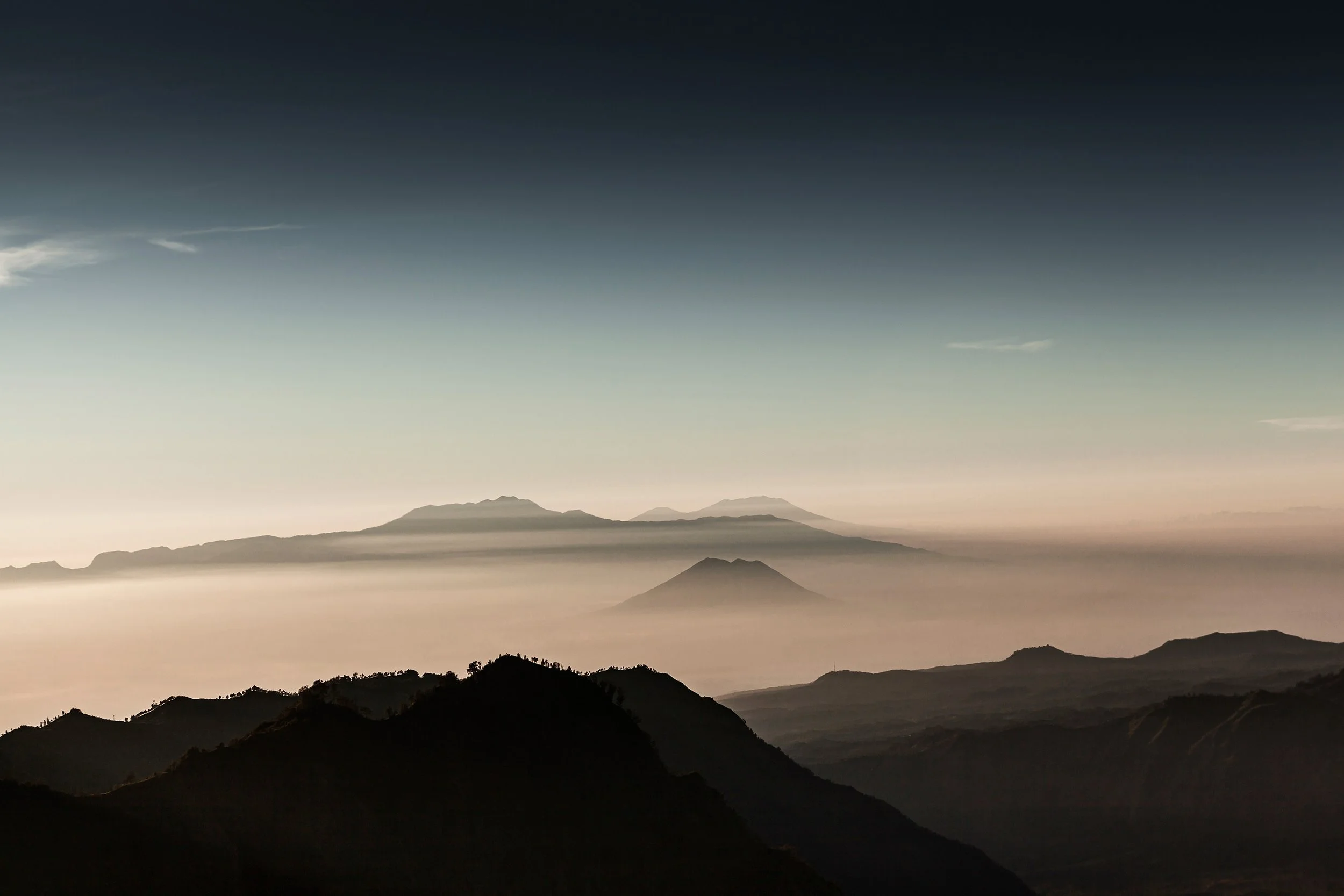 Sunset Bromo Tengger Semeru National Park