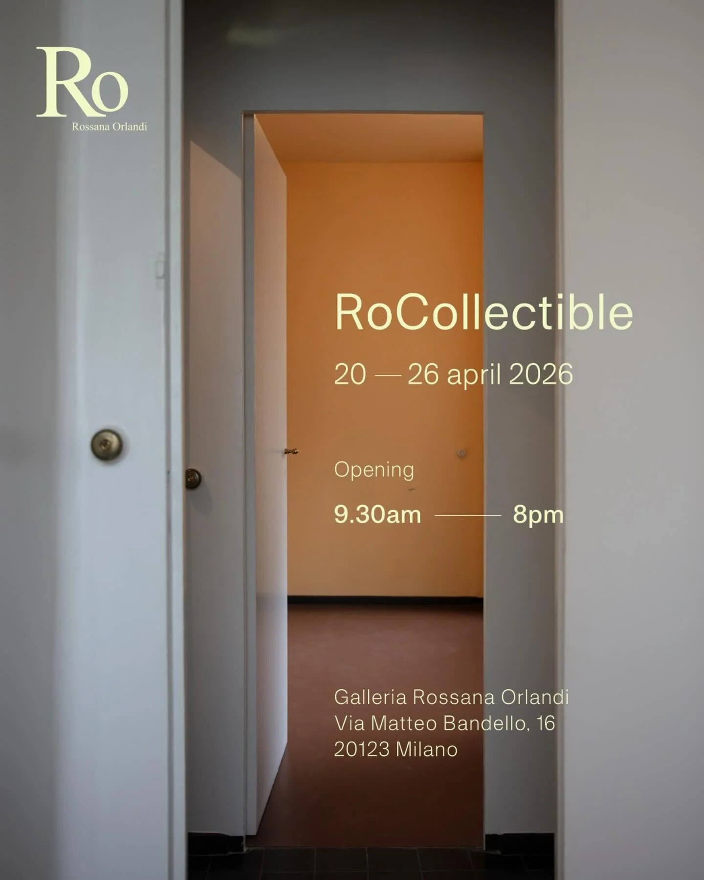 We are pleased to return to RoCollectible in Milan with Galleria Rossana Orlandi.
A second presentation within this context, continuing our dialogue between art and textile.

Hannah will be present from Tuesday to Friday. Meetings can be arranged upo