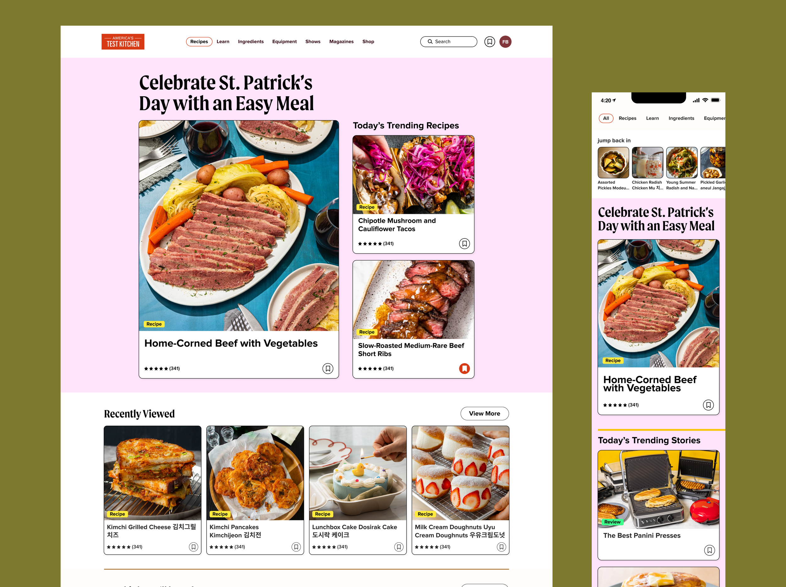 Homepage Redesign