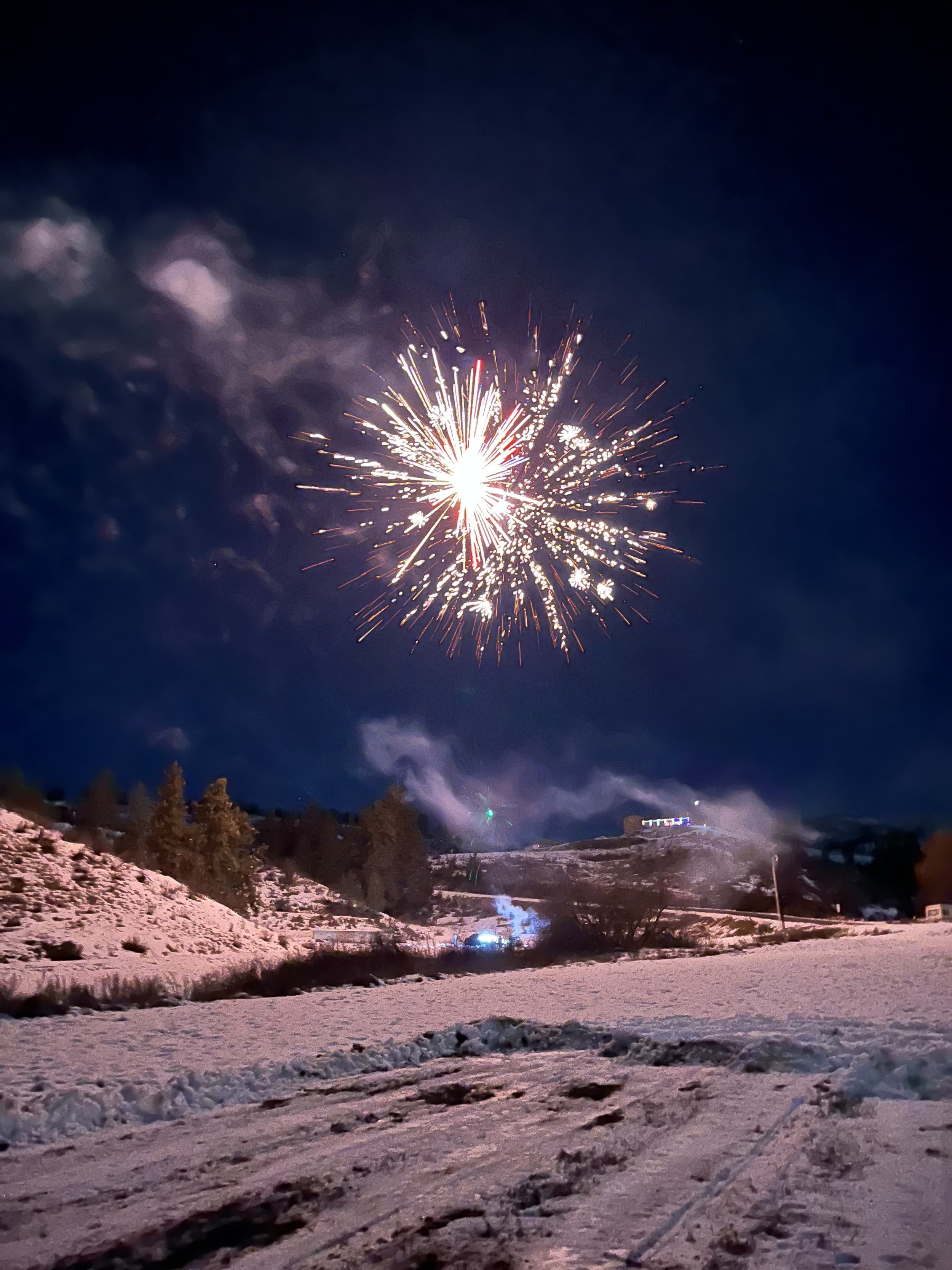 A BIG THANK YOU to the Krischano’s and Ludwig’s. What an awesome fireworks display to help us ring in the New Year!