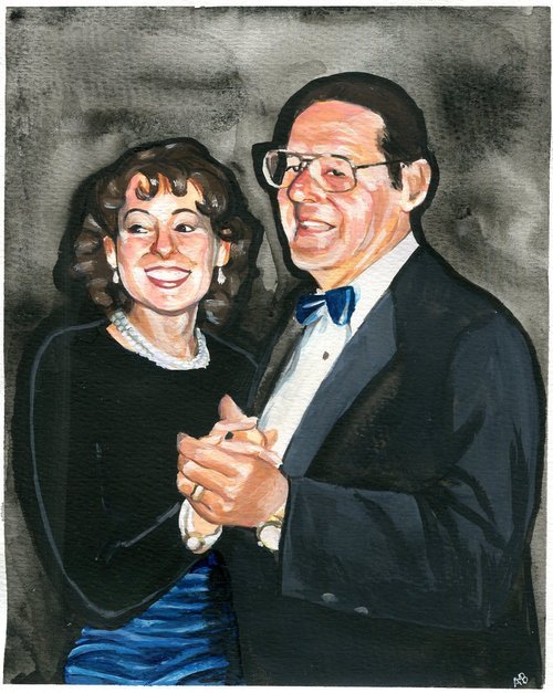 9"x12" gouache on paper