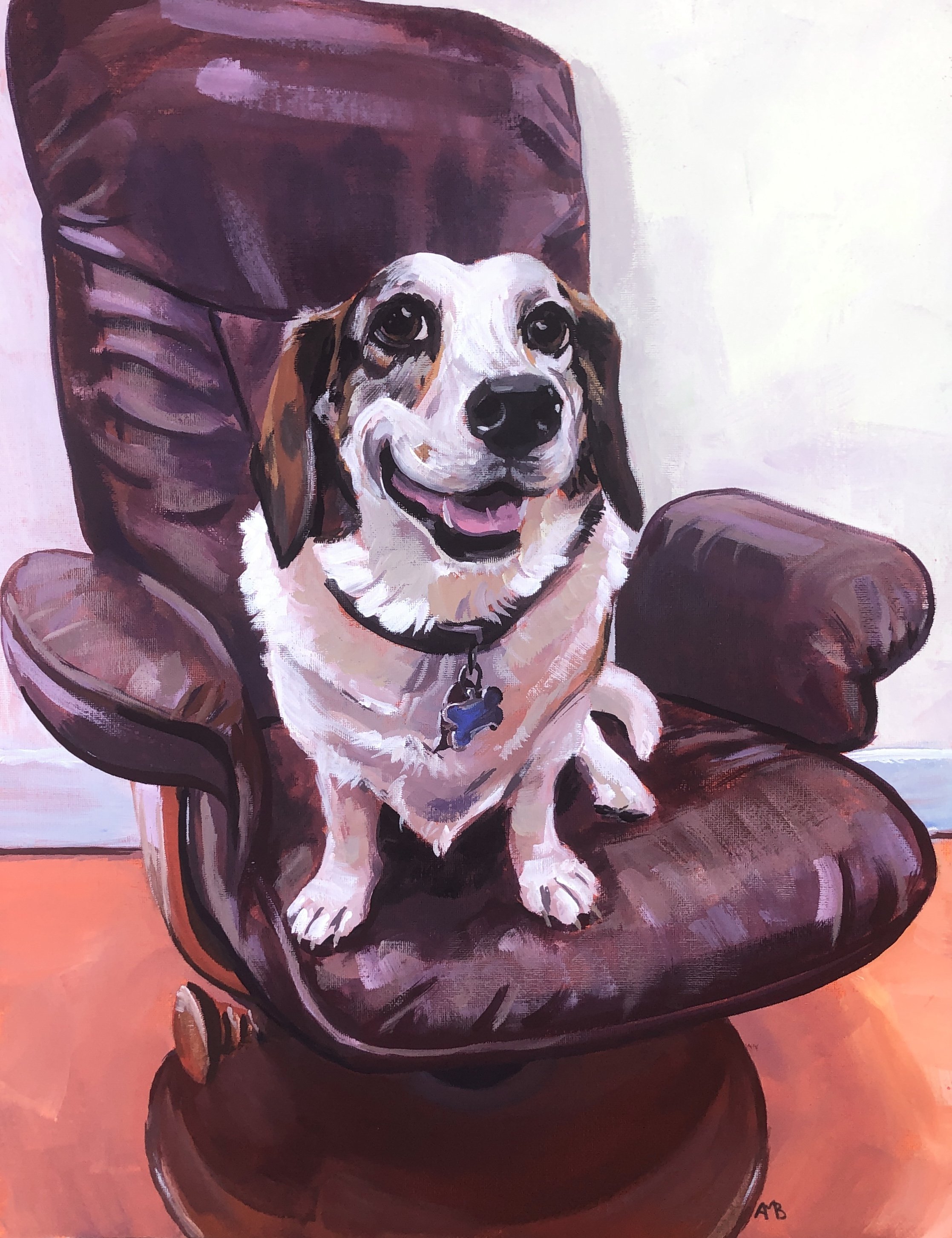 Pet Portrait Commission, 9x12"