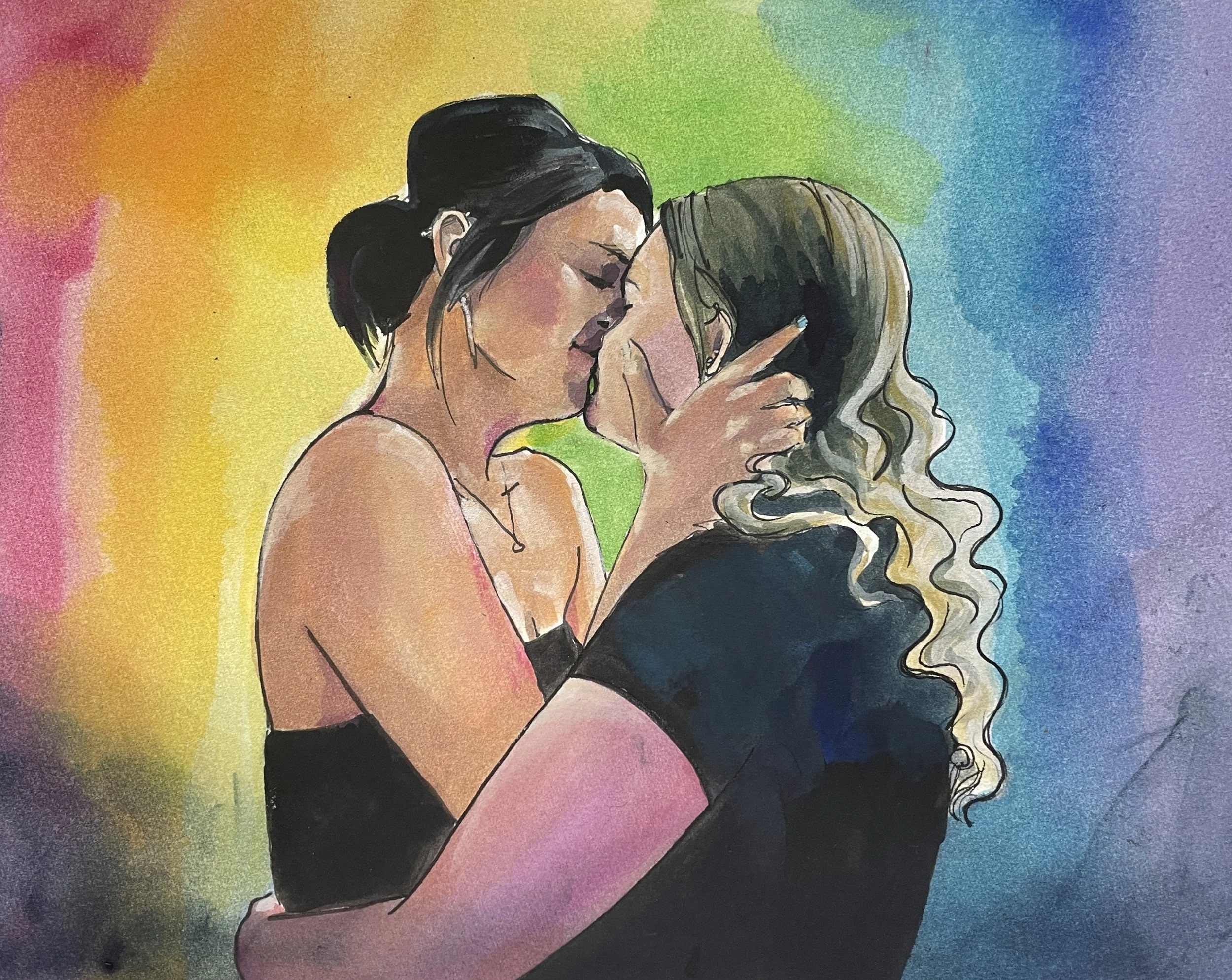 8"x10" gouache on paper