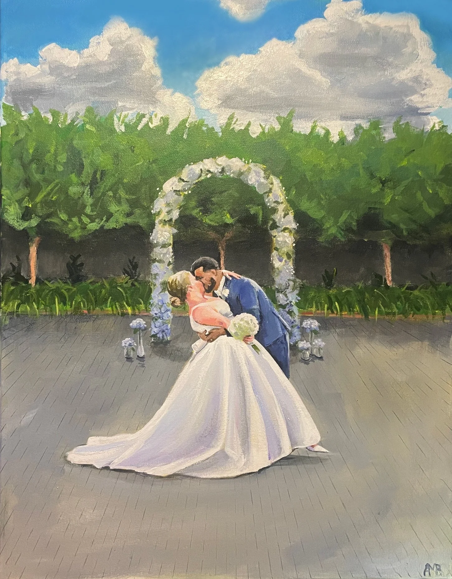 Painted live with acrylic paint at Victory North in Savannah, GA, summer 2025