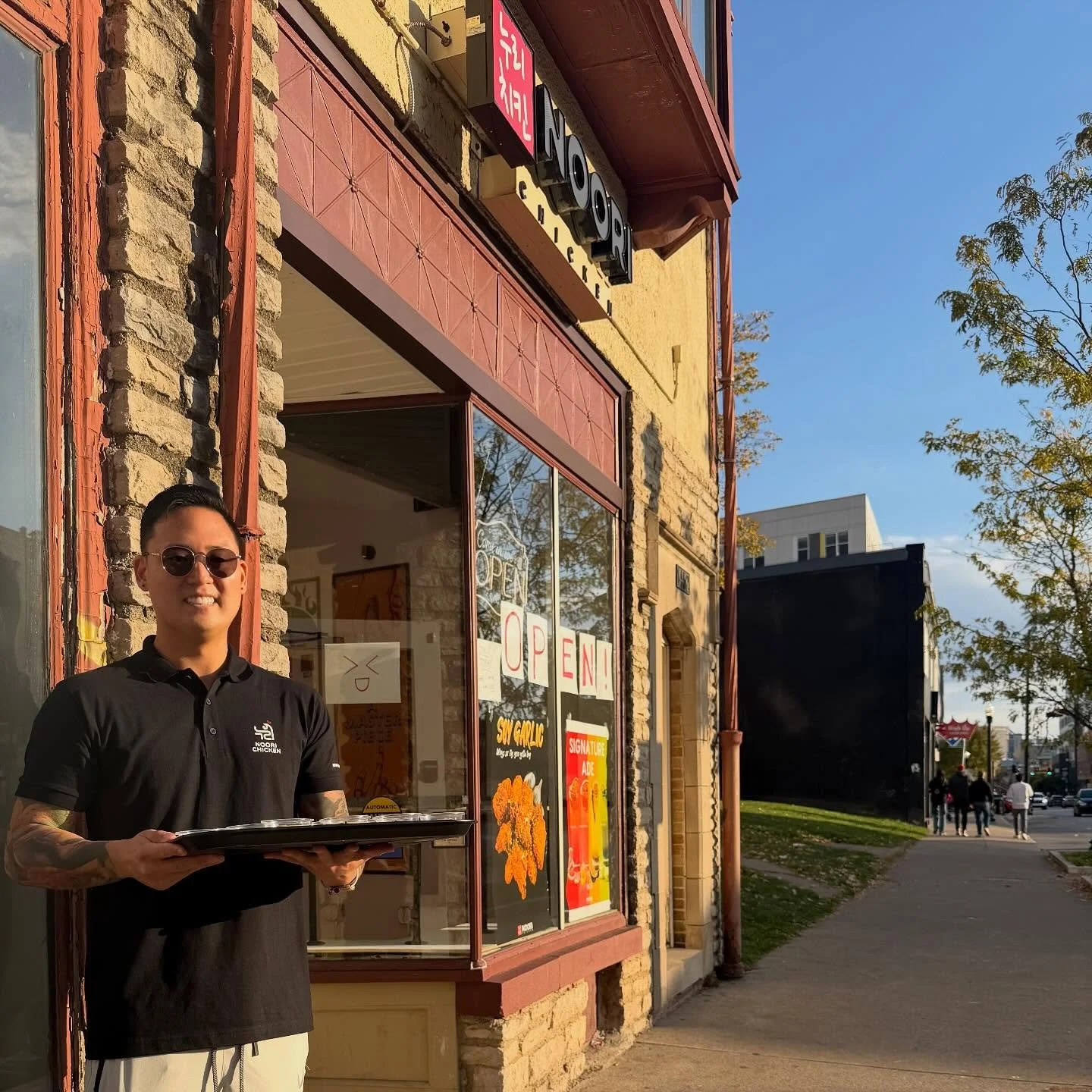 🌟 Local Business Spotlight! 🌟 The much anticipated Noori Chicken is now open! 🍗🔥 Located just steps from us, right across the street 👣✨Make sure you stop by and try out their amazing chicken, you won&rsquo;t regret it! 😋💛

#osu #theohiostateun