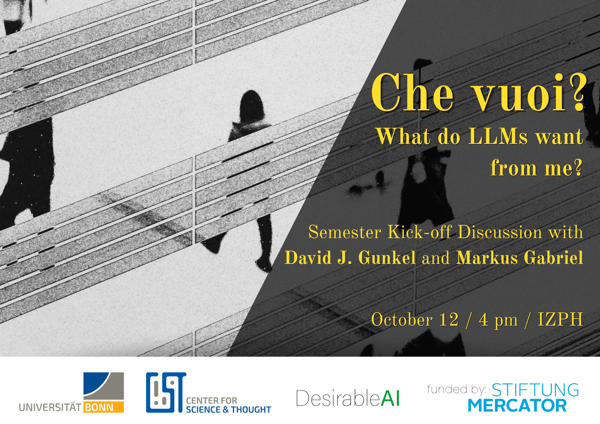 Che vuoi? What do LLMs want from us?