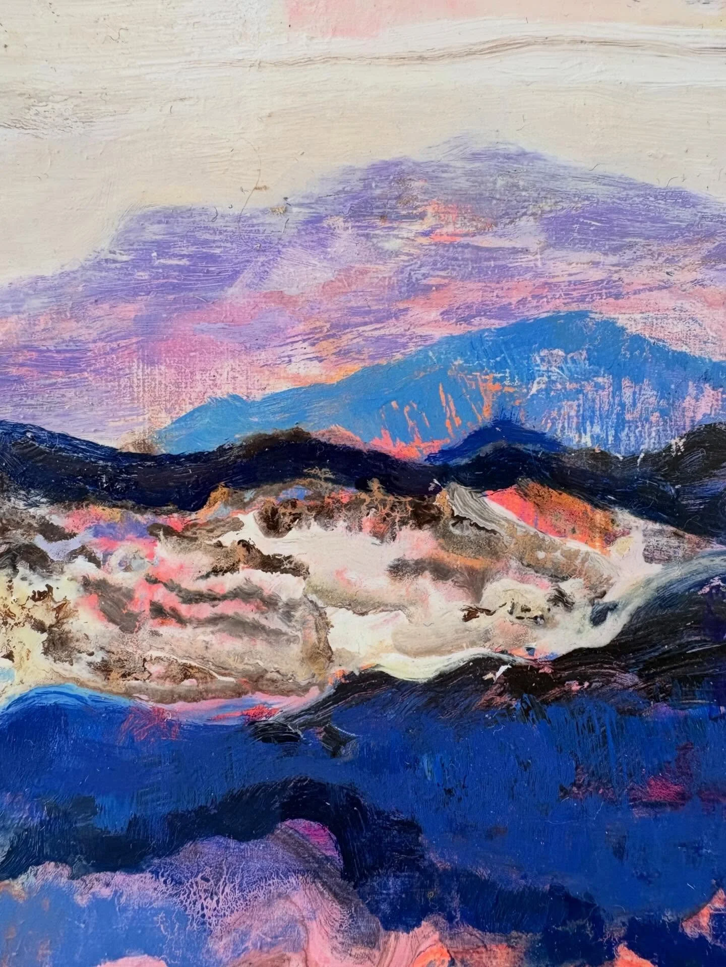 S A L O N &nbsp; 0 4 . 2 6
G1 | THE LIDO STORES
&nbsp;
CHRIS HAGAN | MANDY HUDSON | FABIENNE JENNY JACQUET | SAM NG | ILONA SZALOY
&nbsp;
&nbsp;
&nbsp;
Chris Hagan
Rocky Landscape
2025
Oil, acrylic on canvas on wood
24 x 19 cm
Framed in raw oak
&poun