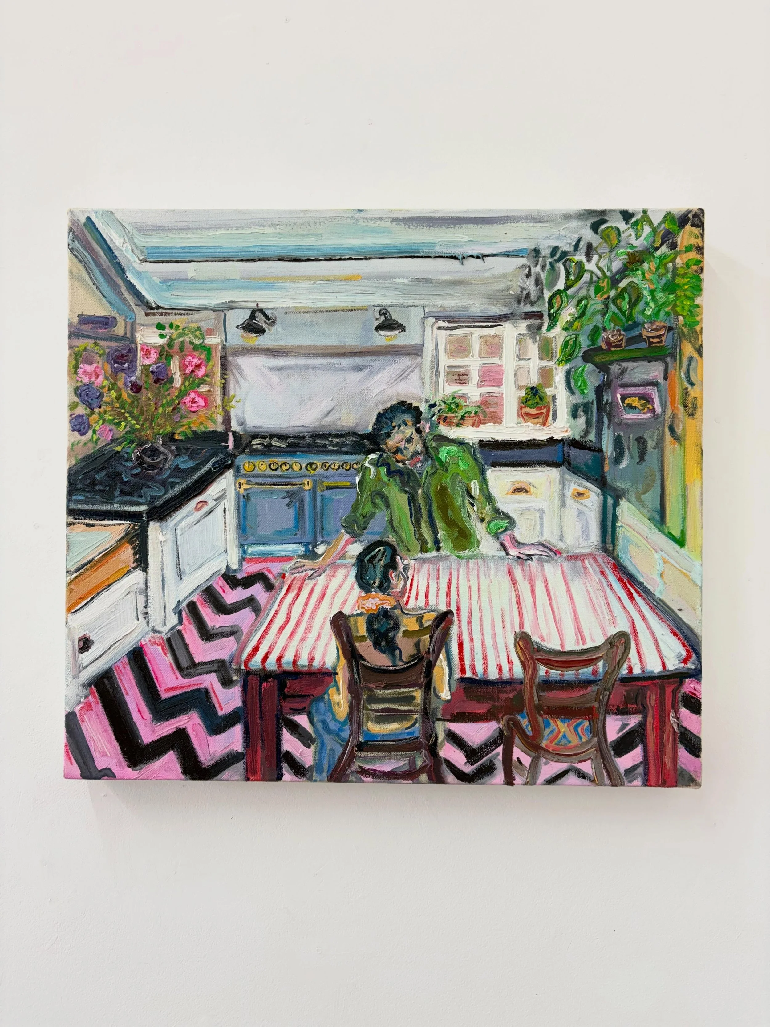 L A S T  W E E K

Sheila Rennick
Disco Disorder
The Lido Stores
25 April - 24 May 2026

The Conversation
Oil on canvas
50 x 45cm
2025

Call in Friday to Saturday, 11am to 4pm, and Sunday, 10am to 2pm. 

For all enquiries, please contact Kristen Healy