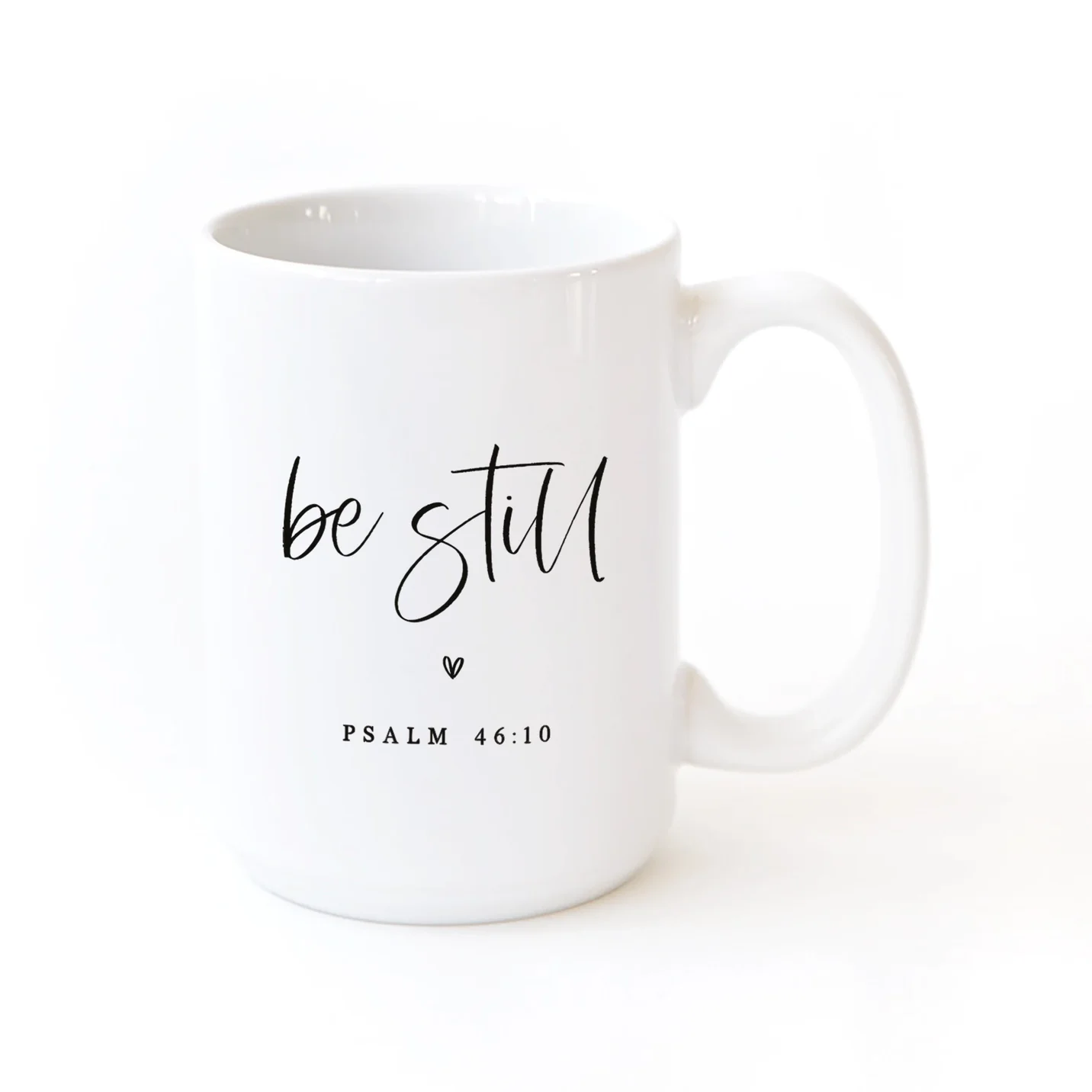 “Be Still” Scripture Mug – Psalm 46:10