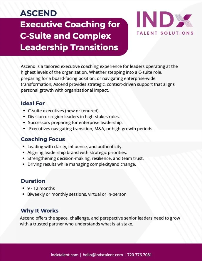 Ascend Coaching One Pager