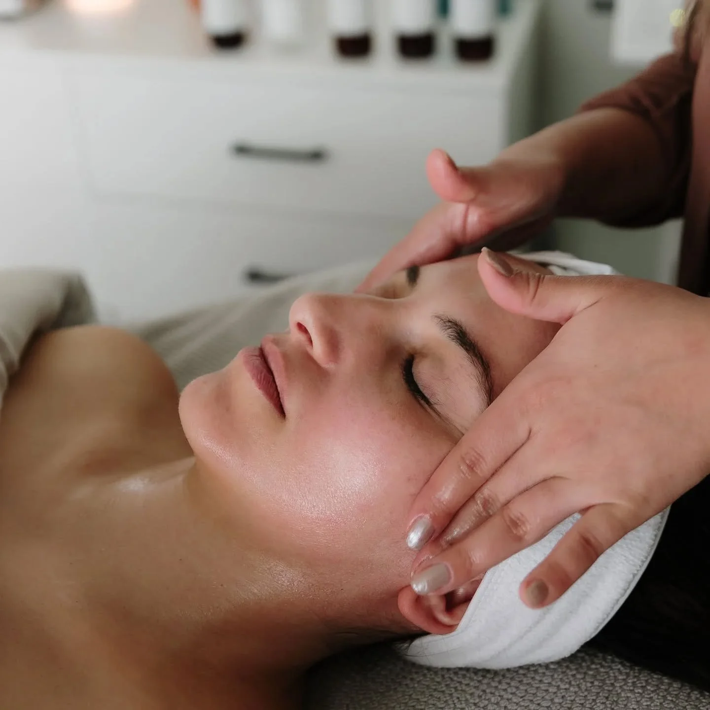 Radiance begins with rest ~ somewhere between awake and a dream ~ your nervous system thanks you for booking that facial ✨☁️✨