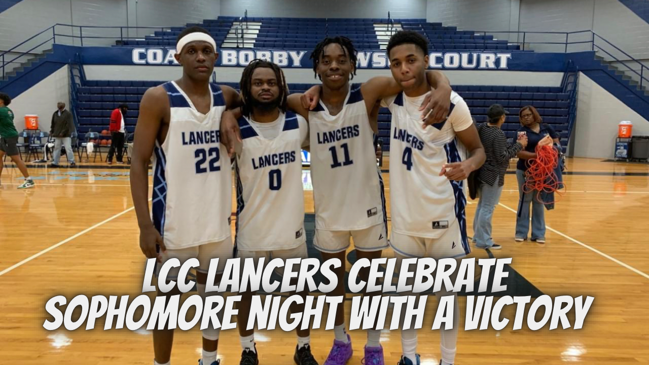 LCC Lancers celebrate sophomore night with a victory