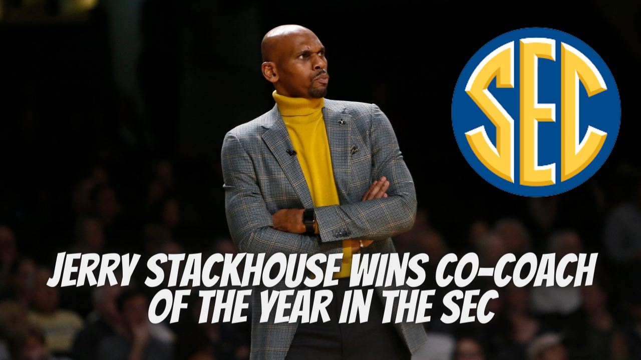 Jerry Stackhouse wins co-coach of the year in the SEC