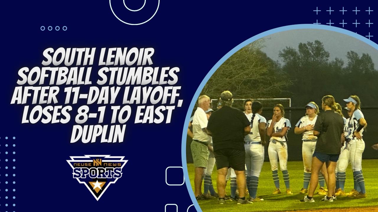 South Lenoir Softball Stumbles After 11-Day Layoff, Loses 8-1 to East Duplin