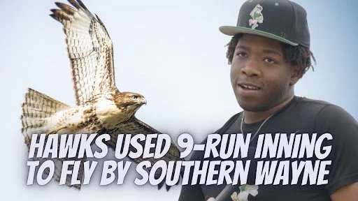 Hawks used 9-run inning to fly by Southern Wayne