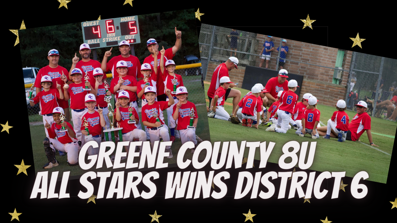 Greene County 8U All Stars wins District 6