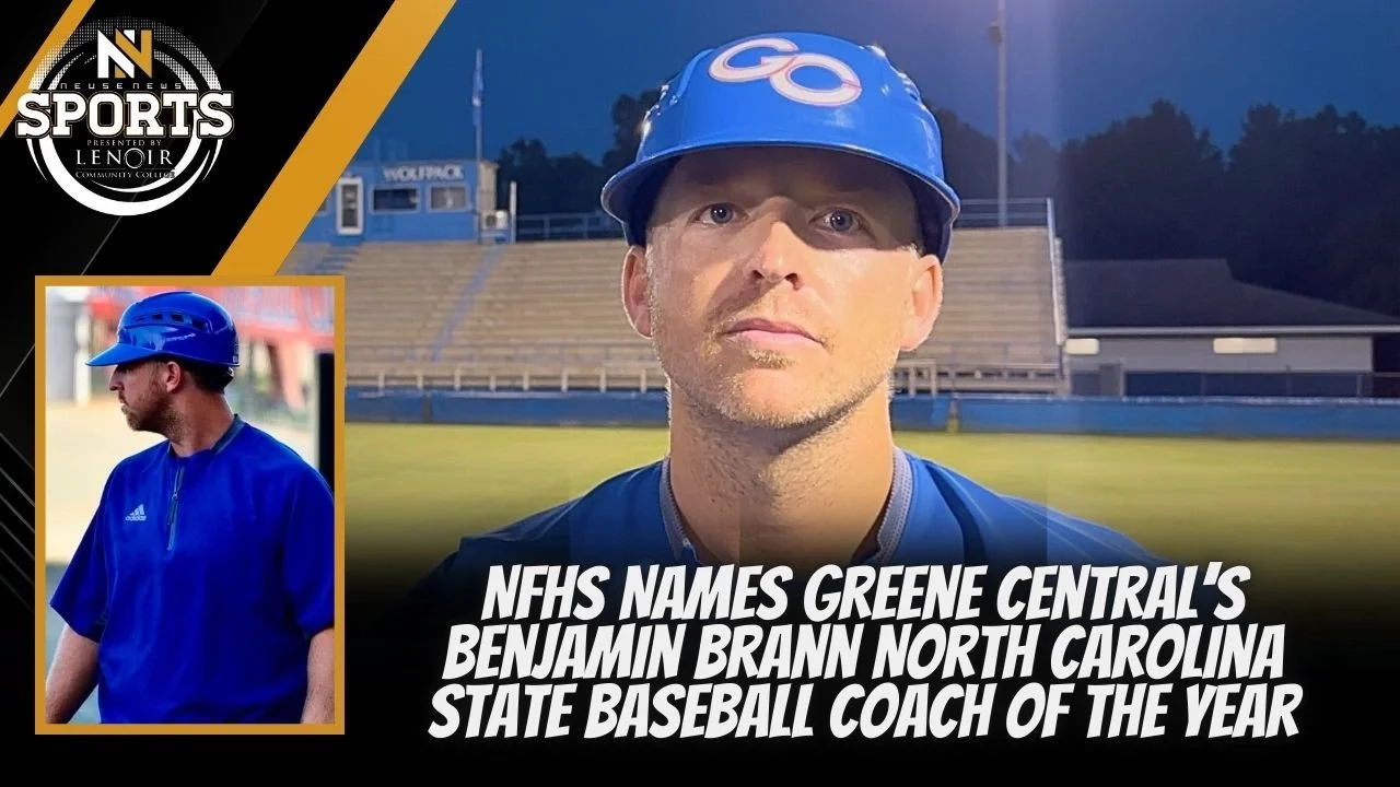 NFHS Names Greene Central’s Benjamin Brann North Carolina State Baseball Coach of the Year