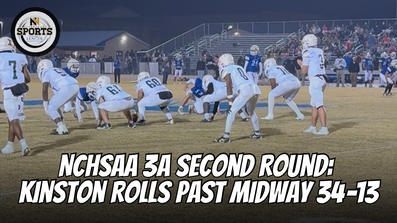 NCHSAA 3A Second Round: Kinston Rolls Past Midway 34–13