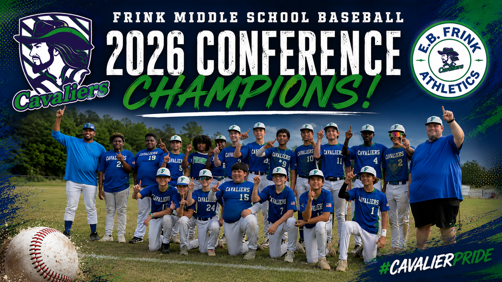 Frink blanks Woodington to capture conference championship