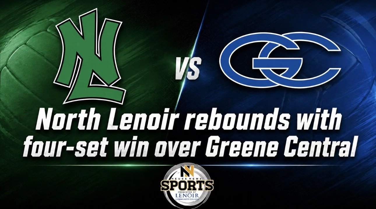 North Lenoir rebounds with four-set win over Greene Central