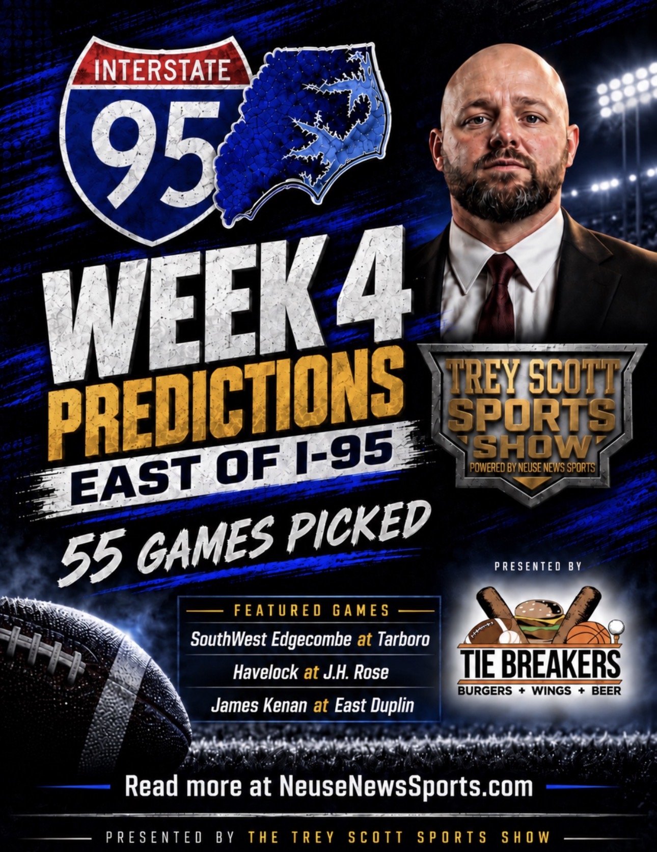 East of I-95 Game Predictions: EVERY GAME!!!!