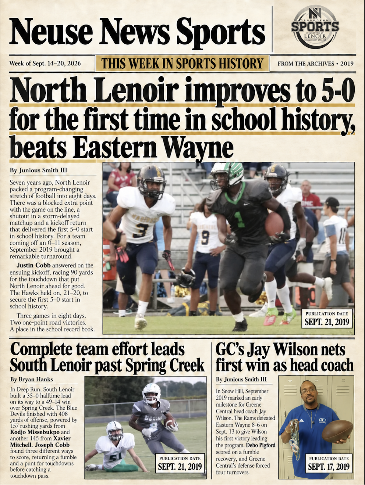 This Week in History: North Lenoir’s historic start leads a look back across Lenoir, Greene and Jones
