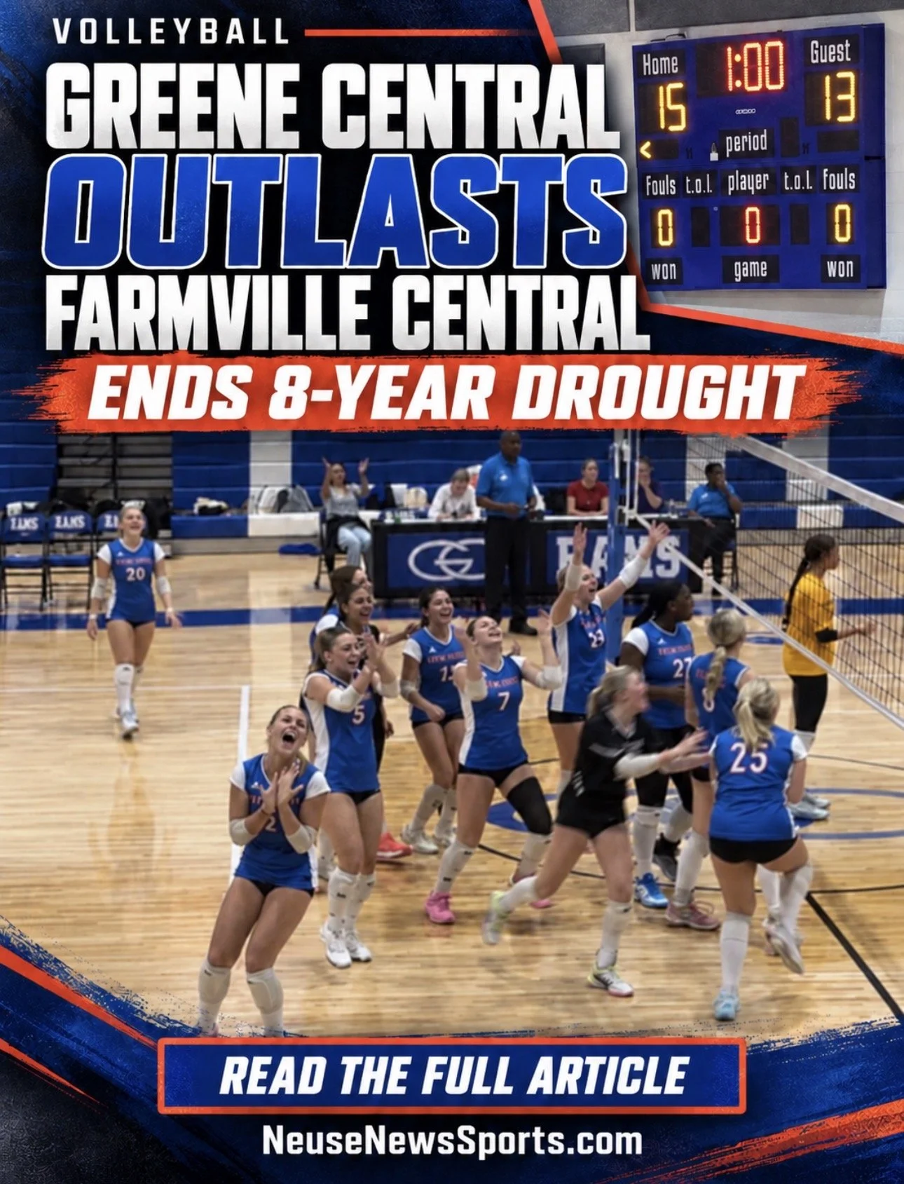 Greene Central outlasts Farmville Central, ends eight-year drought