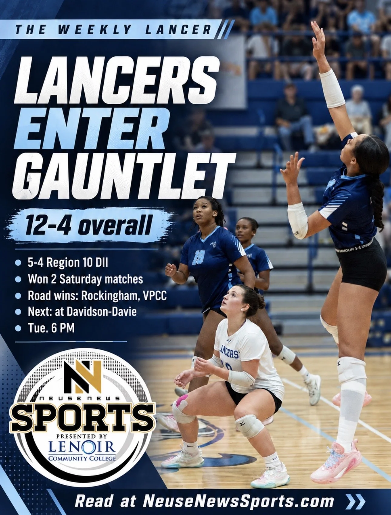 The Weekly Lancer: LCC volleyball heads into conference gauntlet after weekend road sweep