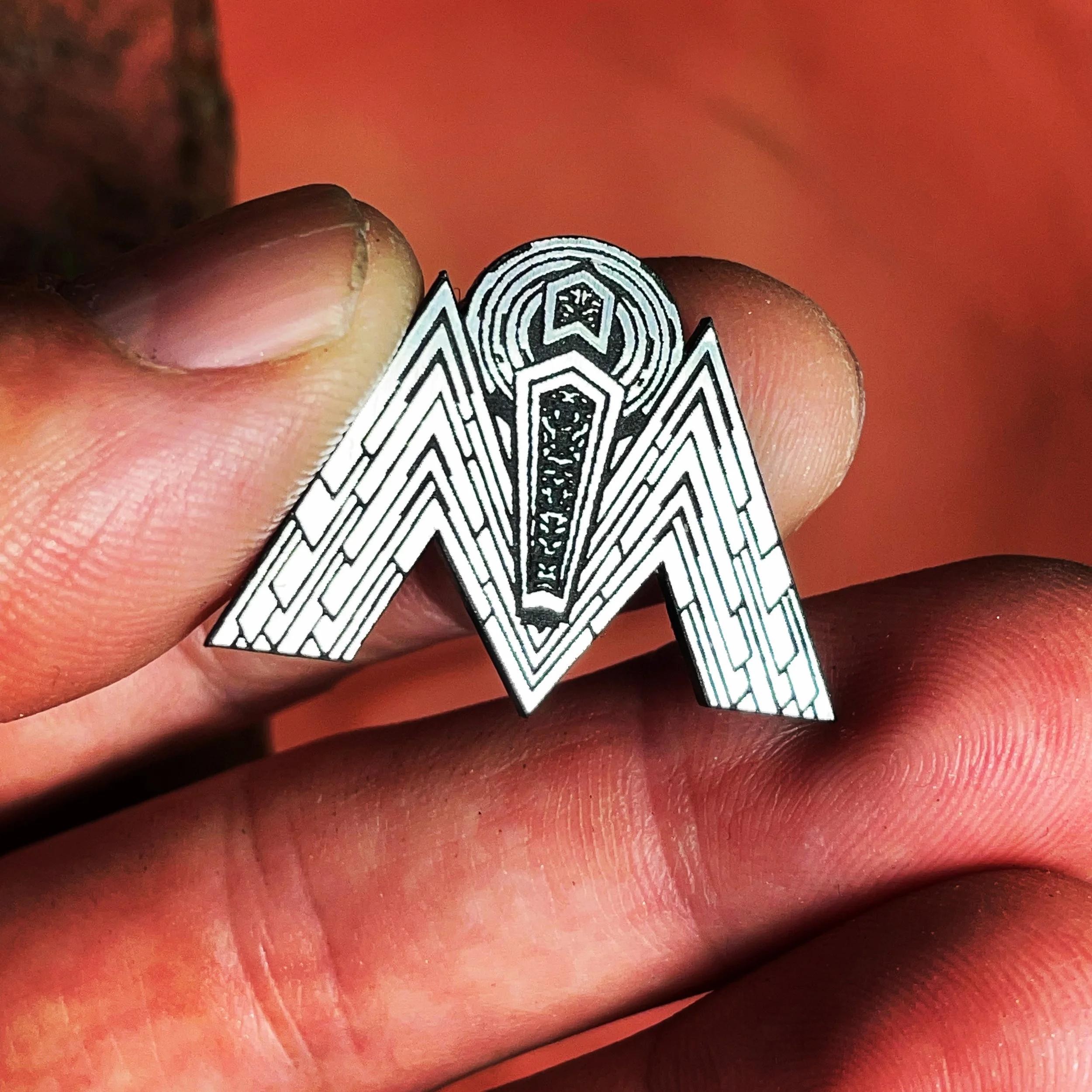 Ministry Of Information Retrieval Services badge pin