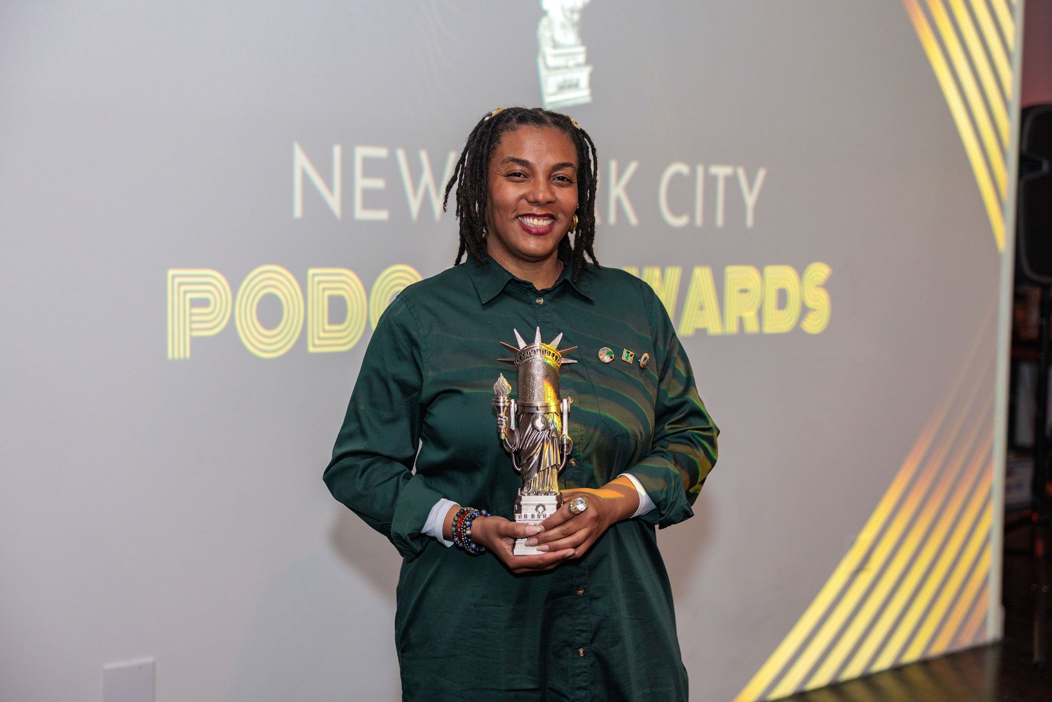 The 2026 NYC Podcast Awards ceremony