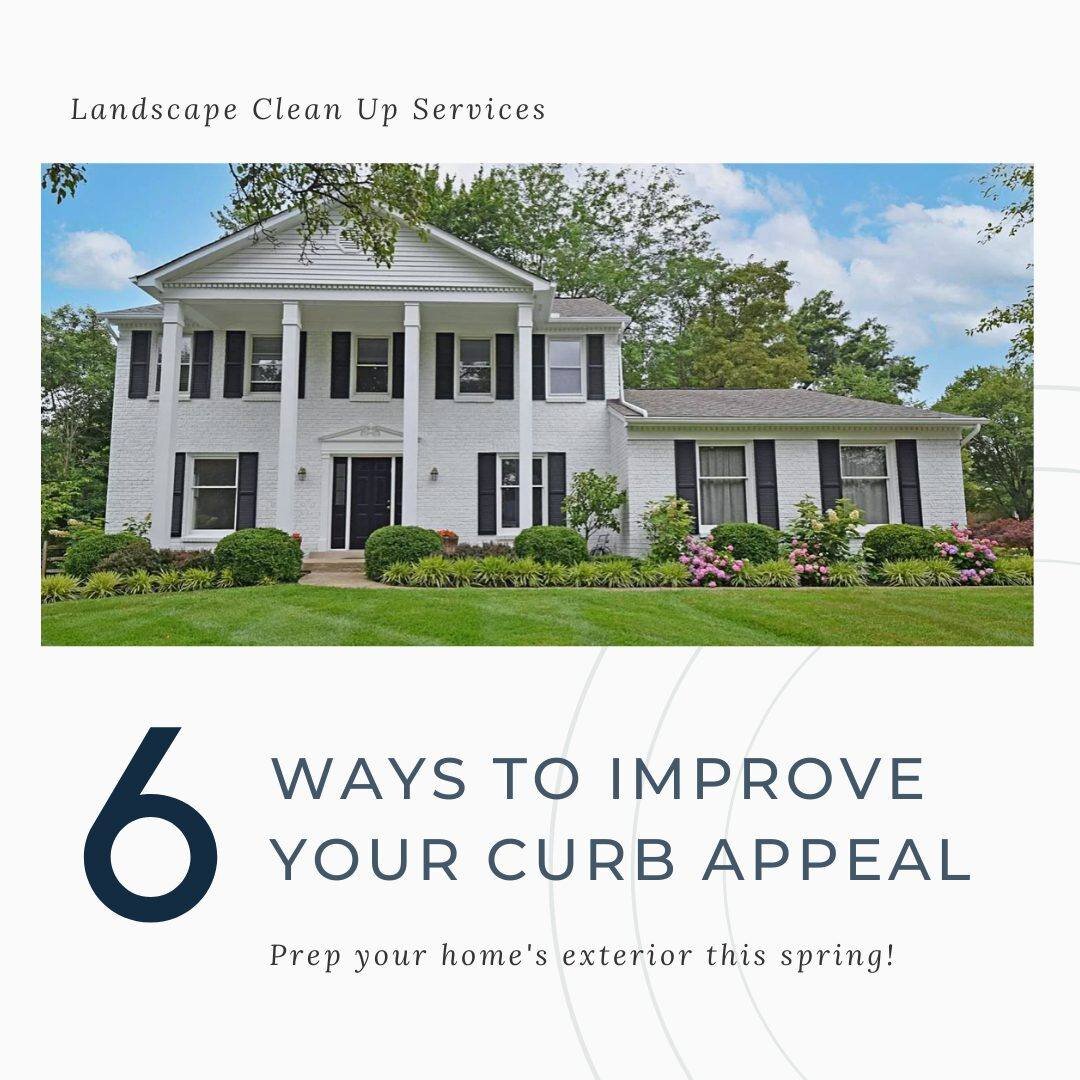 Curious about what our Landscape Clean Up service includes? Here are 6 ways that we can help improve your curb appeal this spring! 

Get a quote for exterior services, send us a message or give us a call.
Cincinnati 📞: 513-654-2214
Columbus 📞: 614-