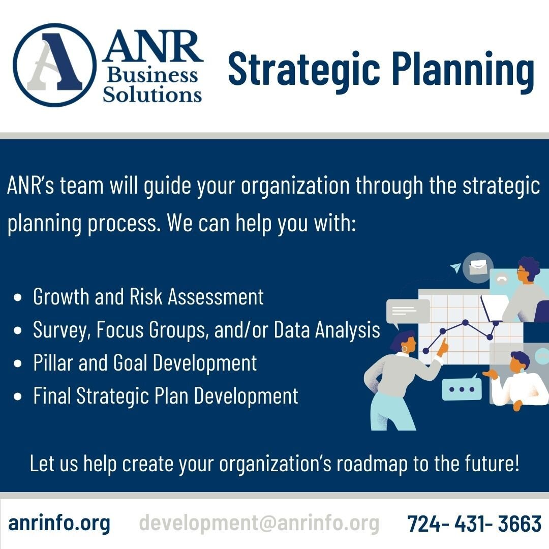 Tap into your organization's potential for growth with the Strategic Planning team at ANR. Our seasoned professionals will craft a customized Strategic Plan to align with your goals and pave the way for success. Let's build your roadmap together!

Yo