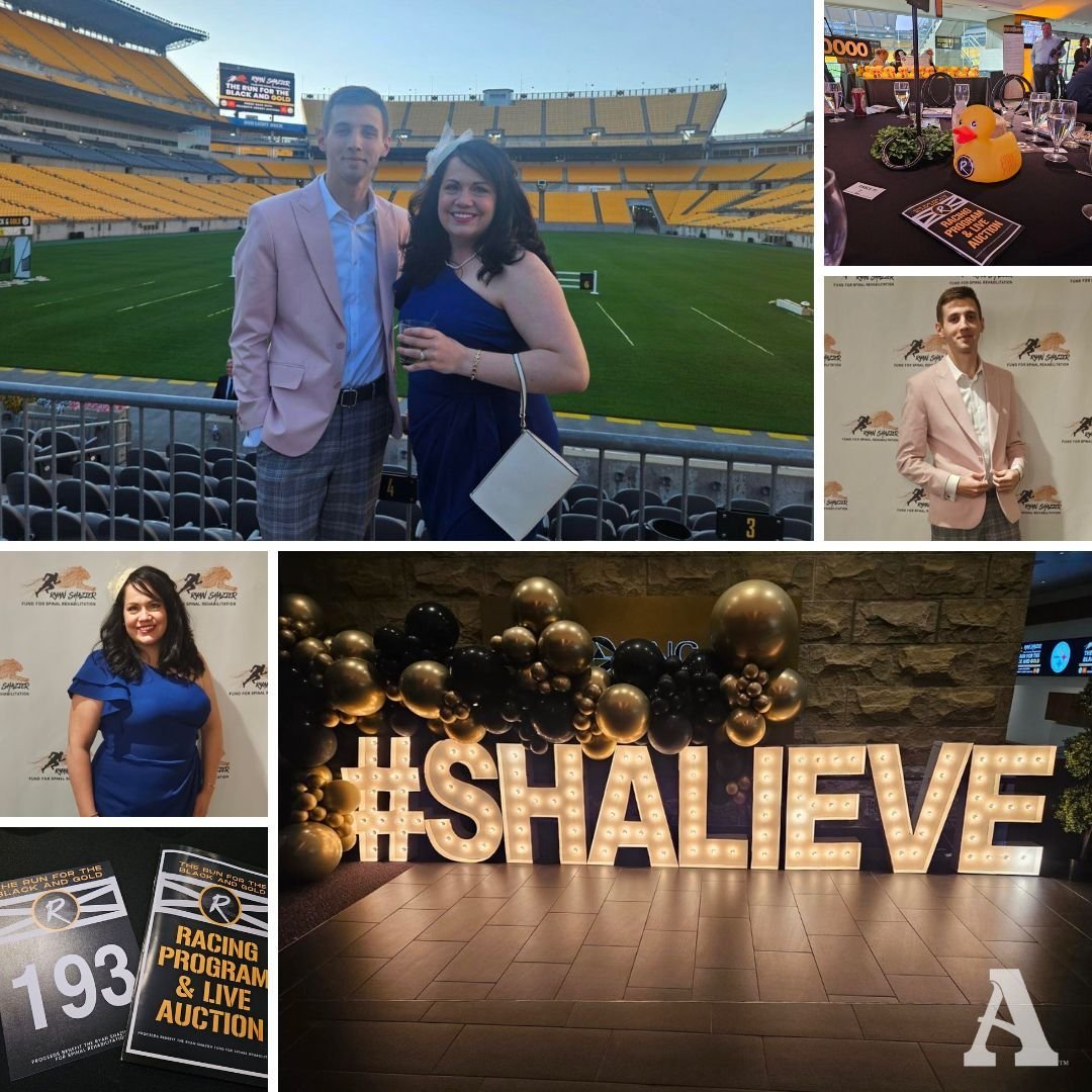 This past weekend, Shawna Mitcheltree, Senior Director of Operations &amp; Service Development, and Shane Roxbury, Accounting Manager, attended The Run for the Black and Gold event. This event supports the Ryan Shazier Fund for Spinal Rehabilitation.
