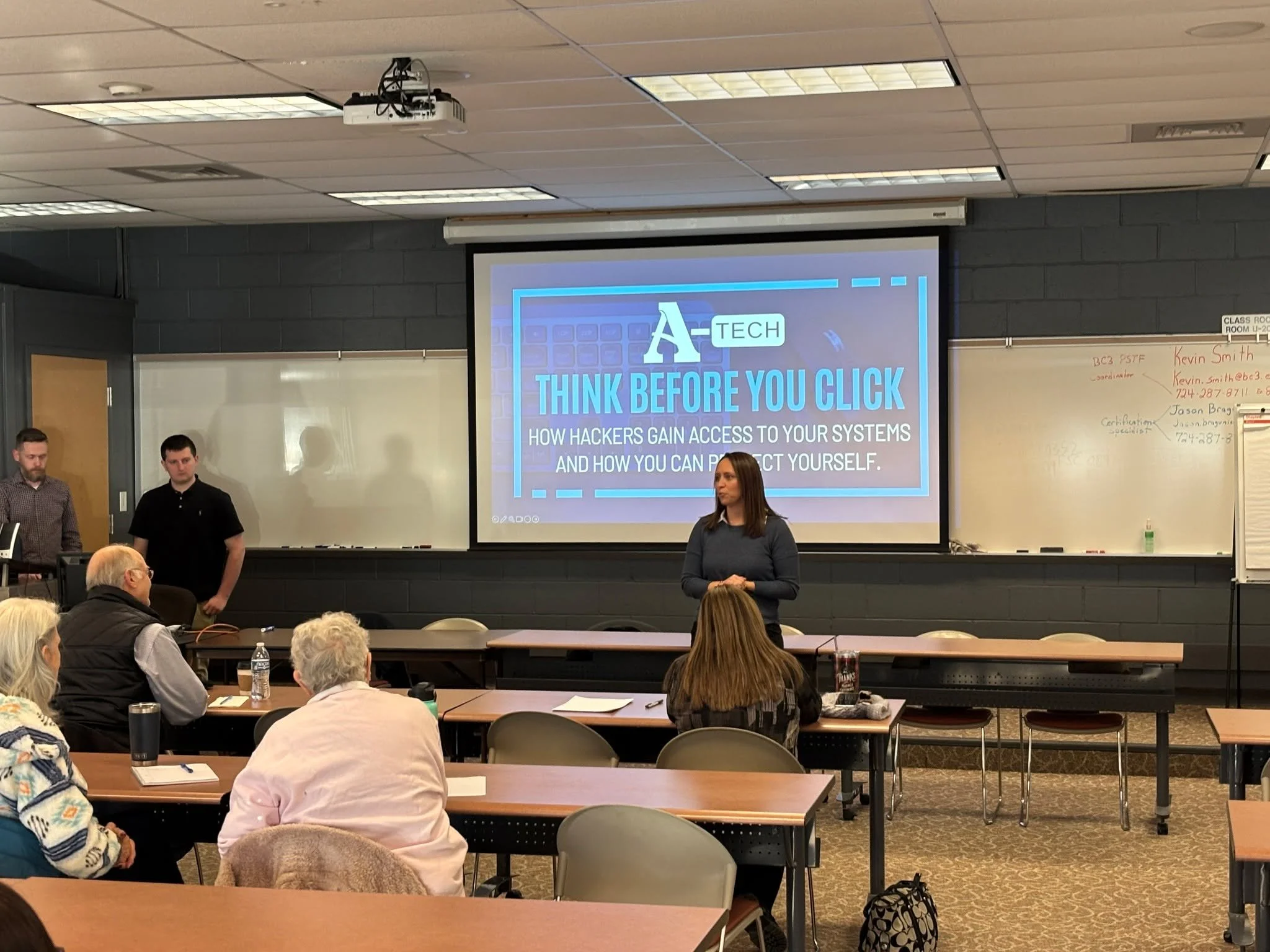 We had a great turnout for our Donuts and Data Defense session last week! Thank you to everyone who attended! And a big thank you to our A-Tech team for leading the training and to @bc3edu for hosting. We are proud to partner with the @lovebutlercoun