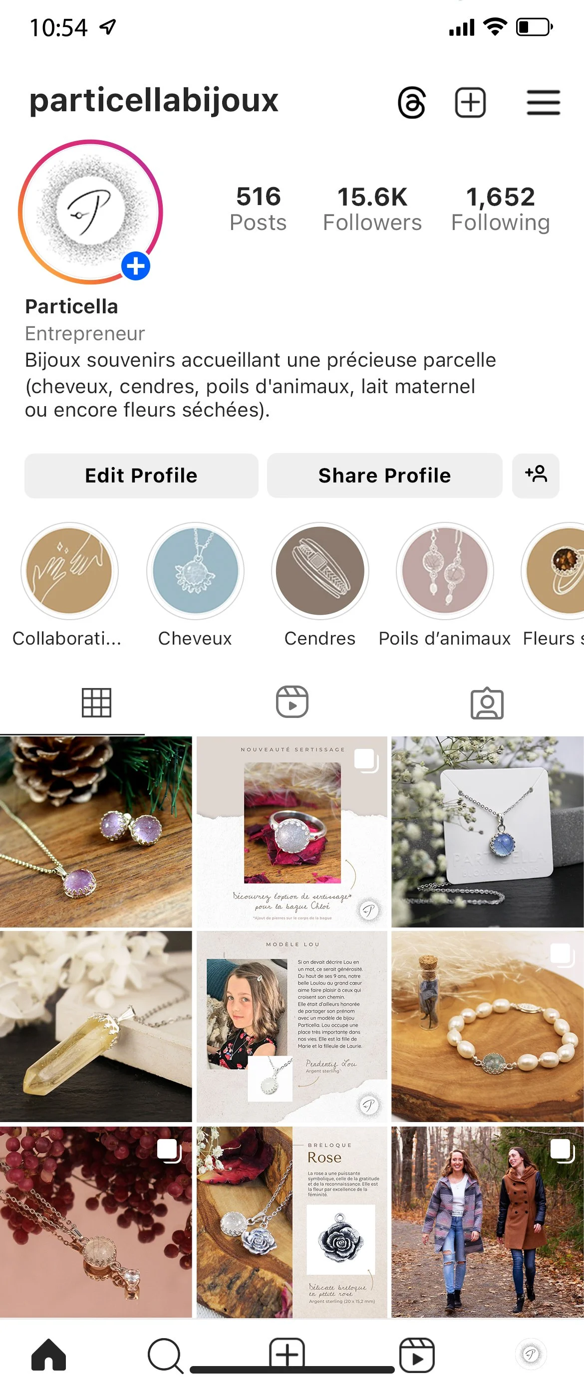 Particella Instagram