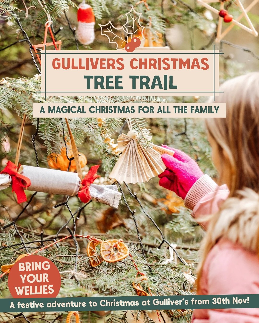 Gullivers Christmas Tree Trail 🎄✨

Step into the magic of the season at
Christmas at Gulliver&rsquo;s! Wander through our enchanting Christmas Tree Trail, where holiday wonder meets sustainability, a project created for generations of joy. 🎄

Don&r