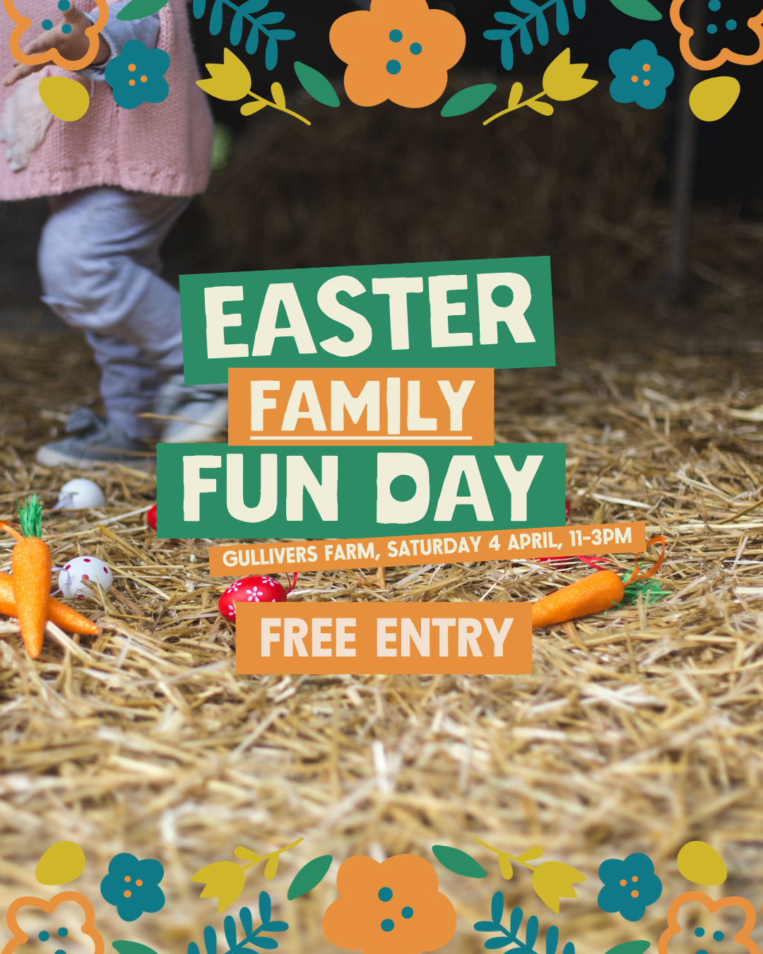 Easter Family Fun Day at Gullivers Farm