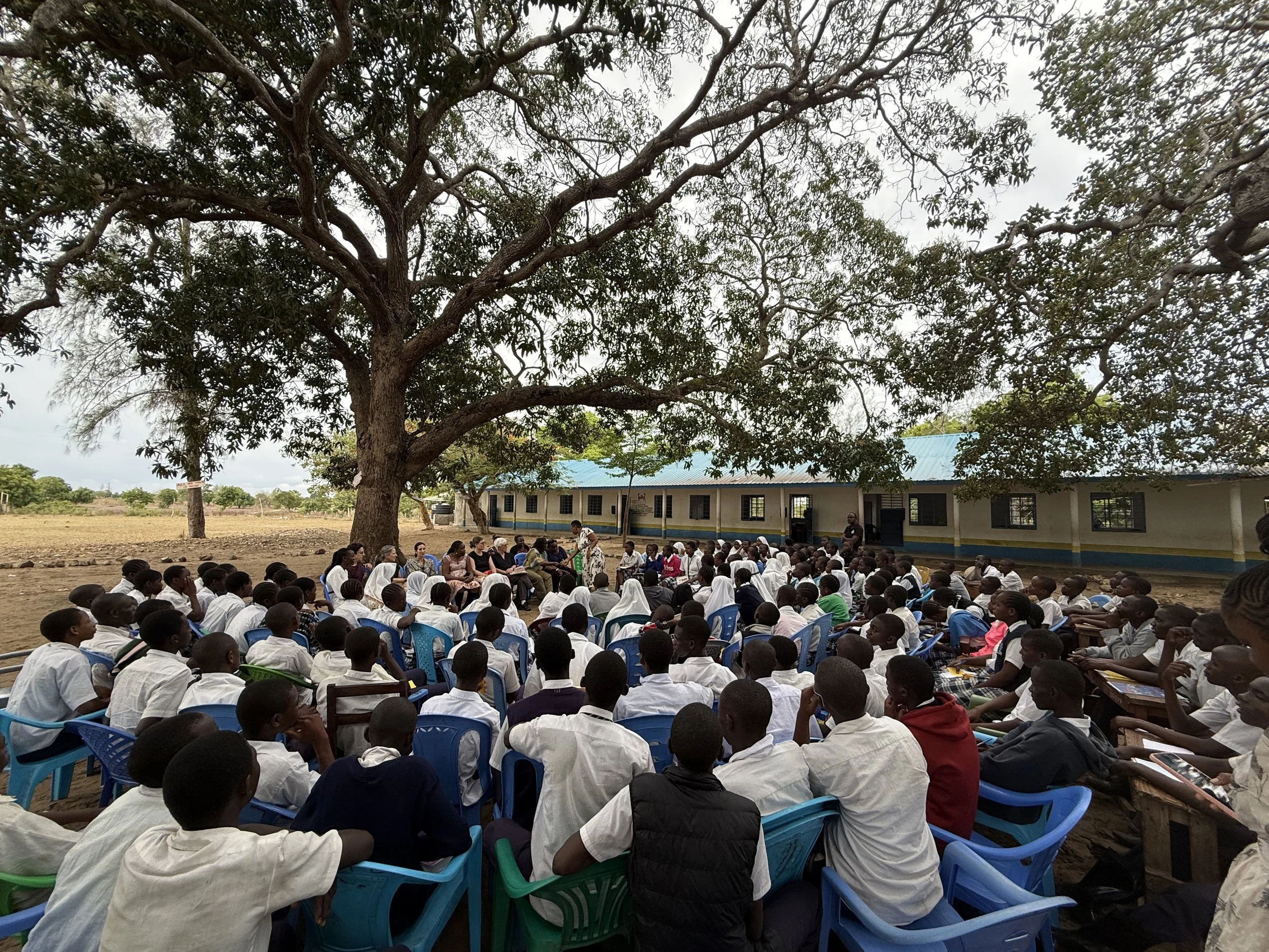 “Because There Are 200 of Us, We’ll Teach Under the Tree Today.”