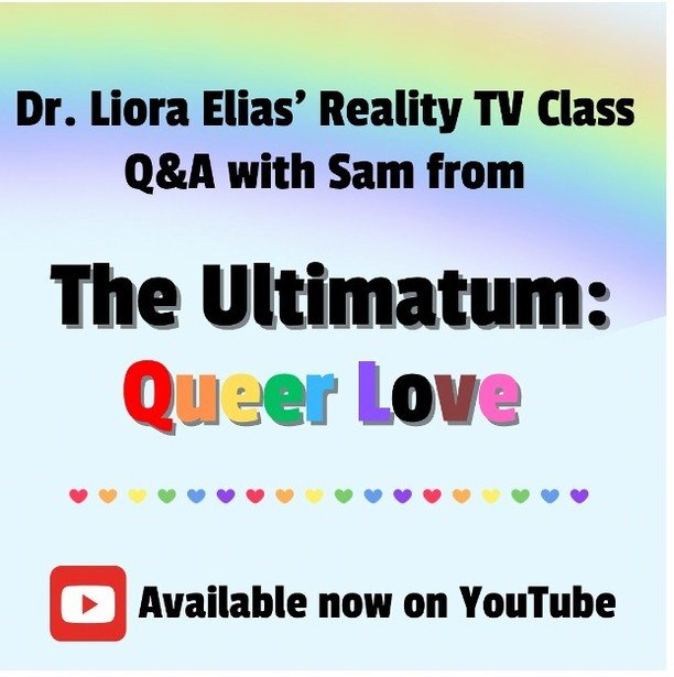 🎬✨ Dive behind the scenes of Reality TV! Join me, my Reality TV students, and special guest Sam Mark @conscious.altruism from Netflix's @netflix @ultimatumnetflix Ultimatum: Queer Love, as we pull back the curtain on the ins and outs of reality TV p