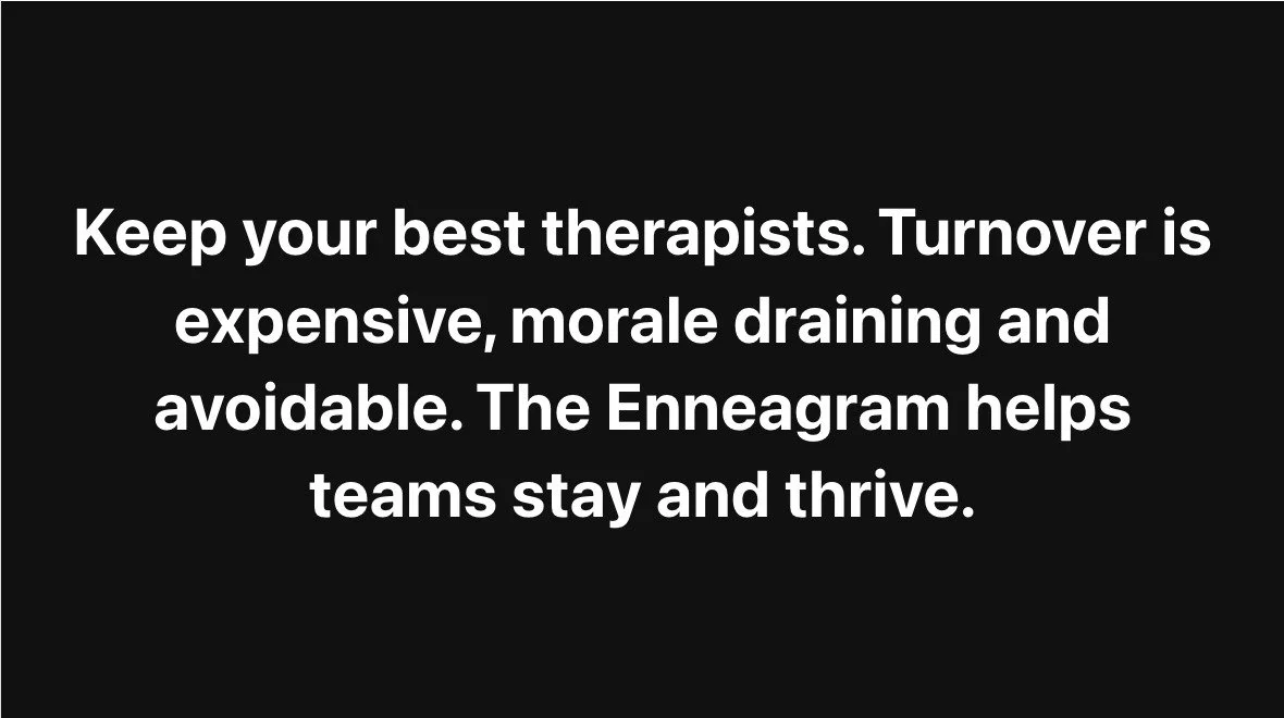 What if your practice didn’t wait until the “engine light” was on to pay attention to team culture?
That’s where I come in. I help therapy practices—whether thriving or struggling—treat leadership and team develop